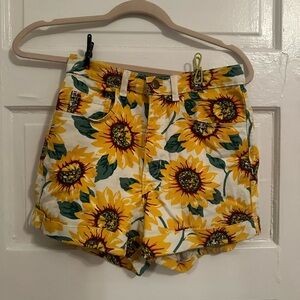 American Apparel Sunflower Shorts